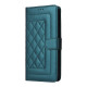 For Samsung Galaxy S24+ 5G Diamond Lattice Leather Flip Phone Case(Green)
