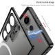 For Samsung Galaxy S24+ 5G Snap Buckle Metal Frame Frosted MagSafe Phone Case(Silver)