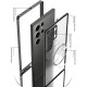 For Samsung Galaxy S24+ 5G Snap Buckle Metal Frame Frosted MagSafe Phone Case(Silver)