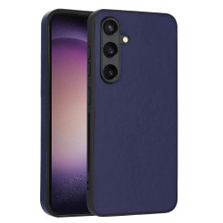 For Samsung Galaxy S24+ 5G R20 Leather Pattern Phone Single Case(Blue)