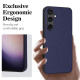 For Samsung Galaxy S24+ 5G R20 Leather Pattern Phone Single Case(Blue)