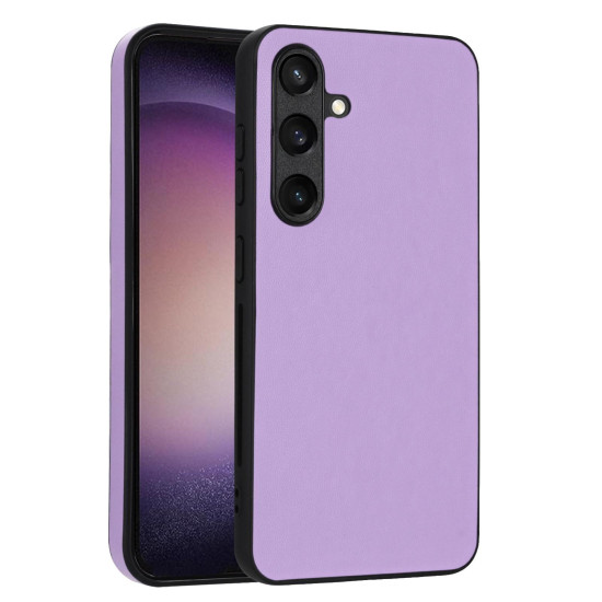 For Samsung Galaxy S24+ 5G R20 Leather Pattern Phone Single Case(Purple)