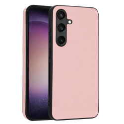 For Samsung Galaxy S24+ 5G R20 Leather Pattern Phone Single Case(Pink)
