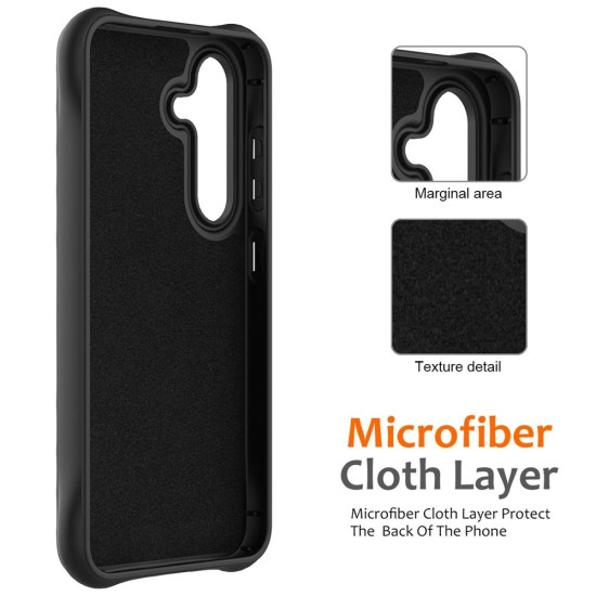 For Samsung Galaxy S24+ 5G Wave Texture MagSafe Magnetic Liquid Silicone Phone Case(Black)