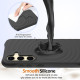 For Samsung Galaxy S24+ 5G Wave Texture MagSafe Magnetic Liquid Silicone Phone Case(Black)