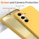 For Samsung Galaxy S24+ 5G Wave Texture MagSafe Magnetic Liquid Silicone Phone Case(Yellow)
