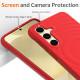 For Samsung Galaxy S24+ 5G Wave Texture MagSafe Magnetic Liquid Silicone Phone Case(Red)