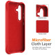 For Samsung Galaxy S24+ 5G Wave Texture MagSafe Magnetic Liquid Silicone Phone Case(Red)