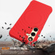 For Samsung Galaxy S24+ 5G Wave Texture MagSafe Magnetic Liquid Silicone Phone Case(Red)