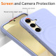 For Samsung Galaxy S24+ 5G Wave Texture MagSafe Magnetic Liquid Silicone Phone Case(Purple)