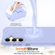 For Samsung Galaxy S24+ 5G Wave Texture MagSafe Magnetic Liquid Silicone Phone Case(Purple)