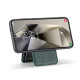 For Samsung Galaxy S24+ 5G Fierre Shann Cowhide Vertical Flip Magnetic Card Holder Phone Case(Green)