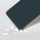 For Samsung Galaxy S24+ 5G Nano Plating Genuine Leather Wave Series Phone Case(Green)
