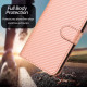 For Samsung Galaxy S24+ 5G YX0070 Carbon Fiber Buckle Leather Phone Case with Lanyard(Pink)
