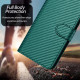 For Samsung Galaxy S24+ 5G YX0070 Carbon Fiber Buckle Leather Phone Case with Lanyard(Dark Green)