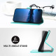 For Samsung Galaxy S23+ 5G YX0070 Carbon Fiber Buckle Leather Phone Case with Lanyard(Light Blue)