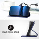 For Samsung Galaxy S23+ 5G YX0070 Carbon Fiber Buckle Leather Phone Case with Lanyard(Royal Blue)
