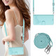 For Samsung Galaxy S24+ 5G Cat Rat Embossed Pattern RFID Leather Phone Case with Lanyard(Mint Green)