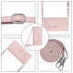 For Samsung Galaxy S24+ 5G Cat Rat Embossed Pattern RFID Leather Phone Case with Lanyard(Pink)