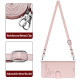 For Samsung Galaxy S24+ 5G Cat Rat Embossed Pattern RFID Leather Phone Case with Lanyard(Pink)