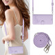 For Samsung Galaxy S24+ 5G Cat Rat Embossed Pattern RFID Leather Phone Case with Lanyard(Purple)