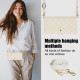 For Samsung Galaxy S24+ 5G Crossbody Multifunction Rhombic Leather Phone Case(White)