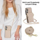For Samsung Galaxy S24+ 5G YM015 Crossbody Rhombic Card Bag RFID Phone Case(White)