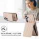 For Samsung Galaxy S24+ 5G YM015 Crossbody Rhombic Card Bag RFID Phone Case(White)