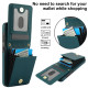 For Samsung Galaxy S24+ 5G YM015 Crossbody Rhombic Card Bag RFID Phone Case(Green)