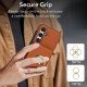 For Samsung Galaxy S24+ 5G RFID Anti-theft Card Ring Holder Phone Case(Brown)