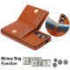 For Samsung Galaxy S24+ 5G RFID Anti-theft Card Ring Holder Phone Case(Brown)