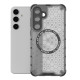 For Samsung Galaxy S24+ 5G Honeycomb Magnetic Ring Shockproof Phone Case(Black)