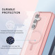 For Samsung Galaxy S24+ 5G Colorful MagSafe Magnetic PC + TPU Phone Case(Pink)