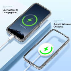 For Samsung Galaxy S24+ 5G Colorful MagSafe Magnetic PC + TPU Phone Case(Grey)