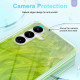 For Samsung Galaxy S24+ 5G IMD Gradient Feather PC + TPU Phone Case(Green)