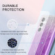 For Samsung Galaxy S24+ 5G IMD Gradient Feather PC + TPU Phone Case(Purple)