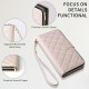 For Samsung Galaxy S24+ 5G Crossbody Rhombic Zipper Tower Buckle Leather Phone Case with Lanyard(Beige)