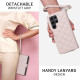 For Samsung Galaxy S24+ 5G Crossbody Rhombic Zipper Tower Buckle Leather Phone Case with Lanyard(Beige)