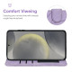 For Samsung Galaxy S24+ / S25+ 5G Skin Feel Geometric Lines Leather Phone Case(Purple)