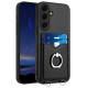 For Samsung Galaxy S24+ 5G R20 Ring Card Holder Phone Case(Black)