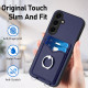 For Samsung Galaxy S24+ 5G R20 Ring Card Holder Phone Case(Blue)