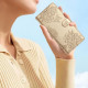 For Samsung Galaxy S24+ 5G Cherry Blossom Butterfly Skin Feel Embossed PU Phone Case(Gold)
