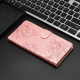 For Samsung Galaxy S24+ 5G Cherry Blossom Butterfly Skin Feel Embossed PU Phone Case(Rose Gold)