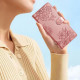 For Samsung Galaxy S24+ 5G Cherry Blossom Butterfly Skin Feel Embossed PU Phone Case(Rose Gold)