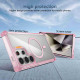 For Samsung Galaxy S24+ 5G Transparent MagSafe Magnetic Phone Case(Pink)