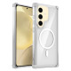 For Samsung Galaxy S24+ 5G Transparent MagSafe Magnetic Phone Case(Transparent)