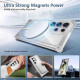For Samsung Galaxy S24+ 5G Transparent MagSafe Magnetic Phone Case(Transparent)
