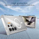 For Samsung Galaxy S24+ 5G Transparent MagSafe Magnetic Phone Case(Transparent)