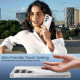 For Samsung Galaxy S24+ 5G Transparent MagSafe Magnetic Phone Case(Transparent)