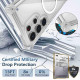 For Samsung Galaxy S24+ 5G Transparent MagSafe Magnetic Phone Case(Transparent)